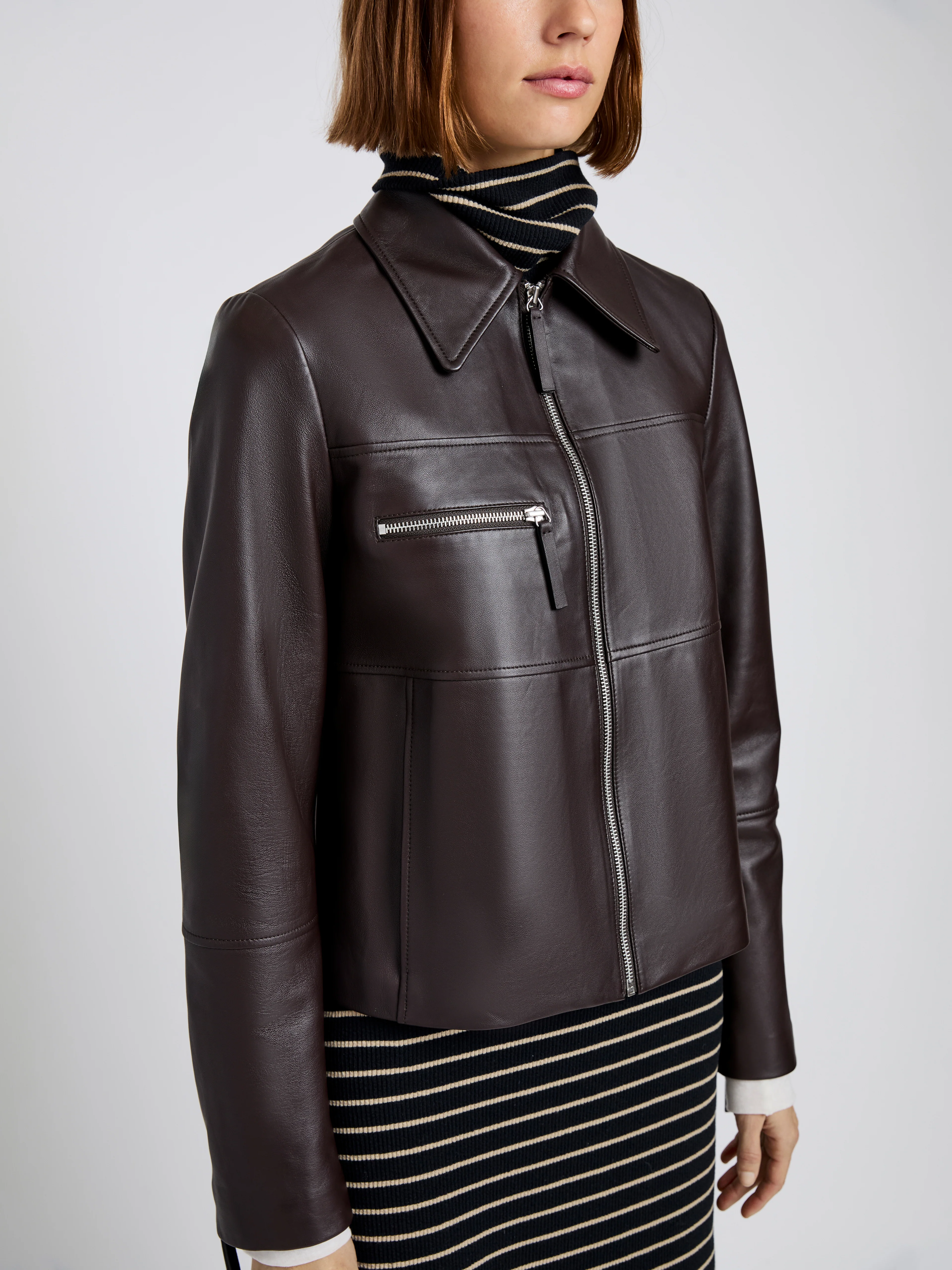 Annabel Jacket in Leather - Image 6