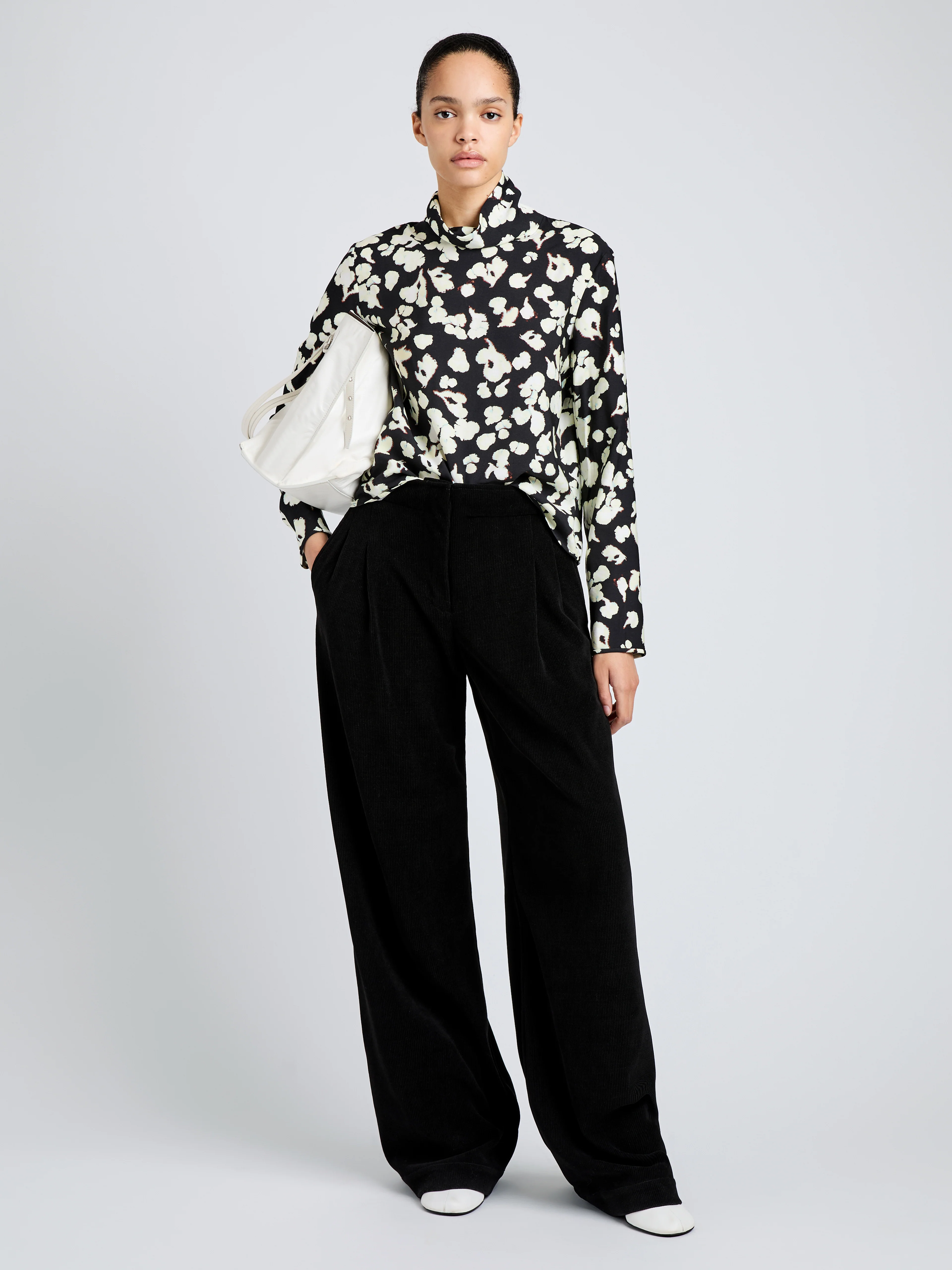Ansel Top in Printed Soft Twill - Image 3
