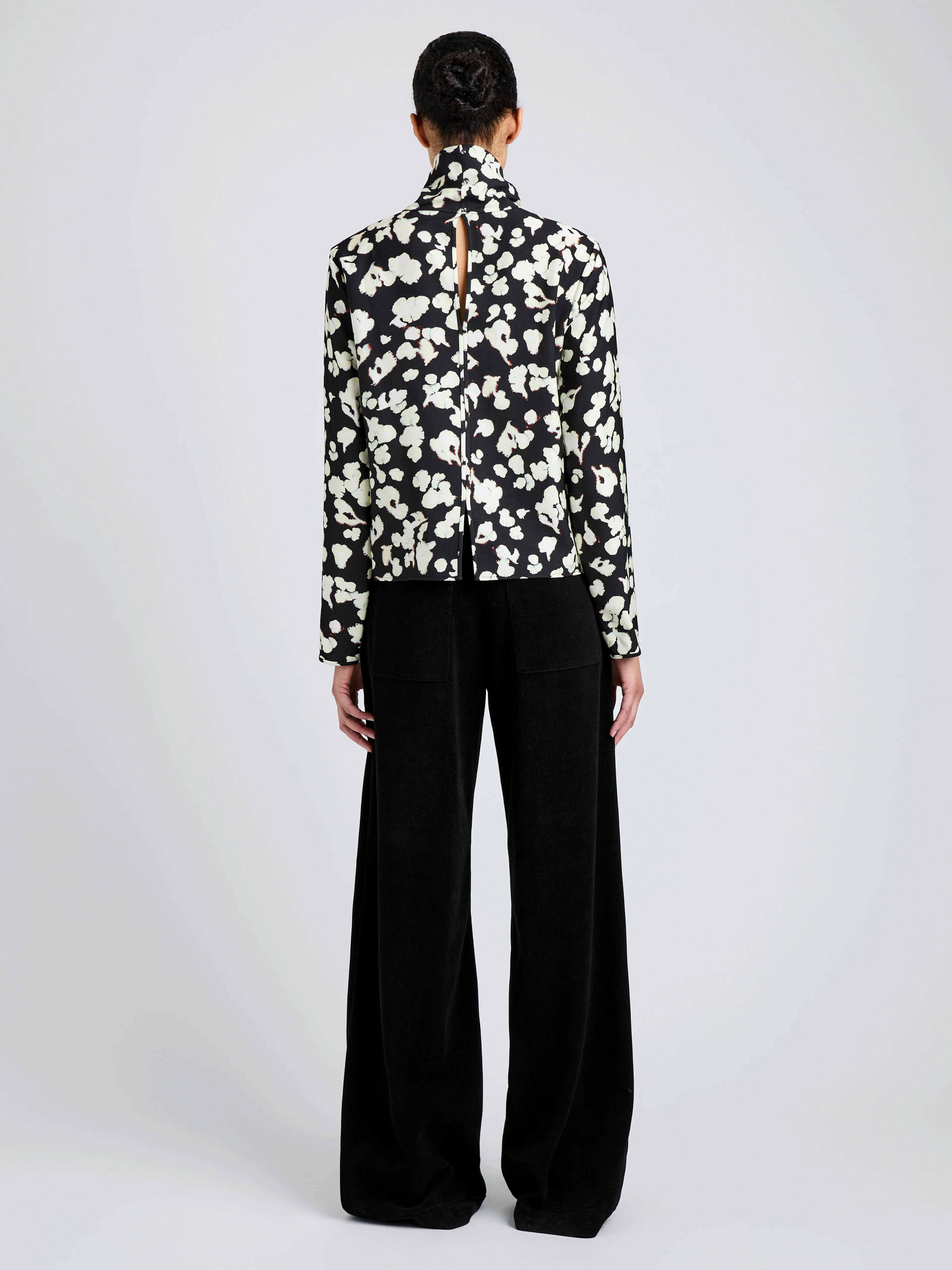 Ansel Top in Printed Soft Twill - Image 5