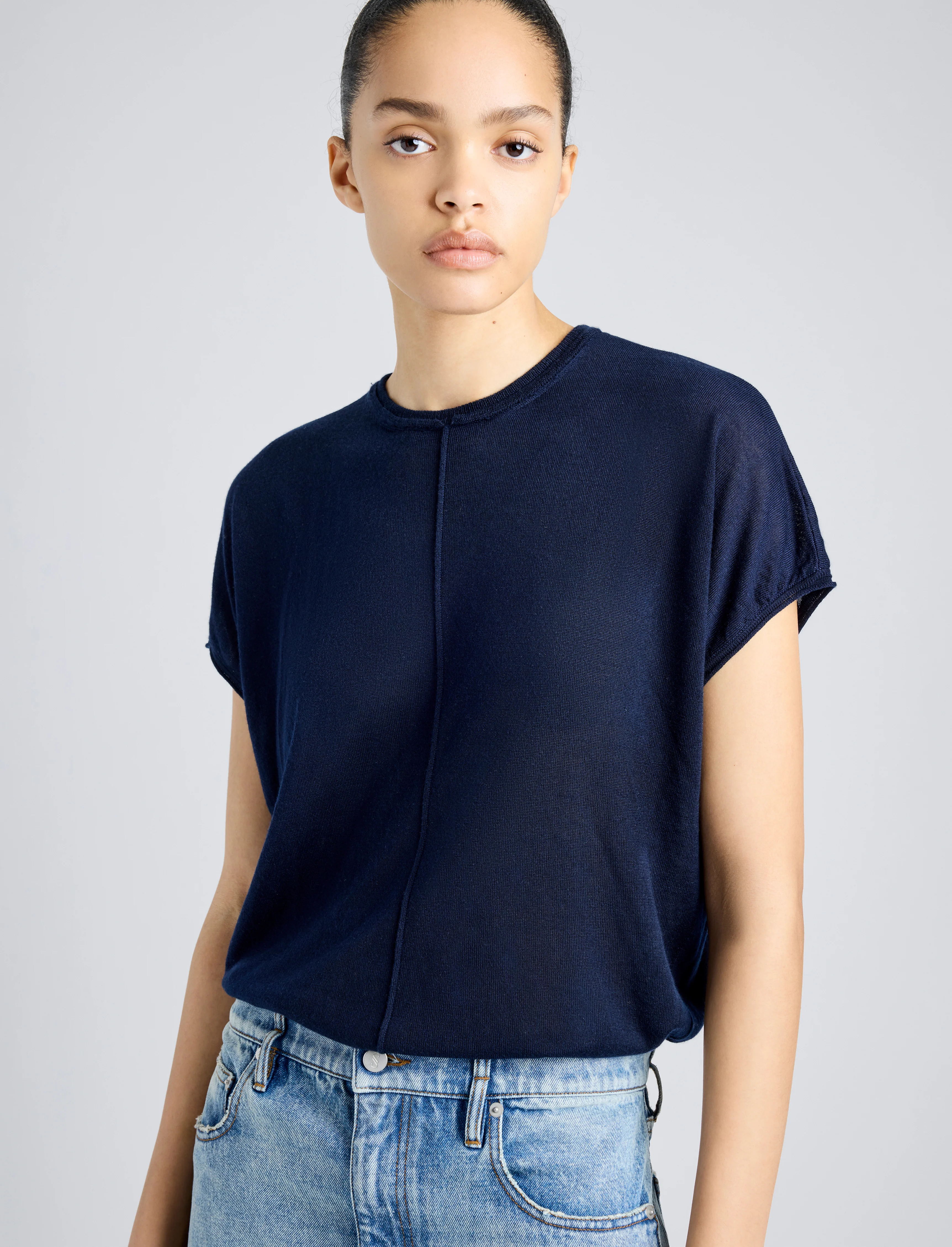 Ares Top in Lightweight Cashmere - Image 6