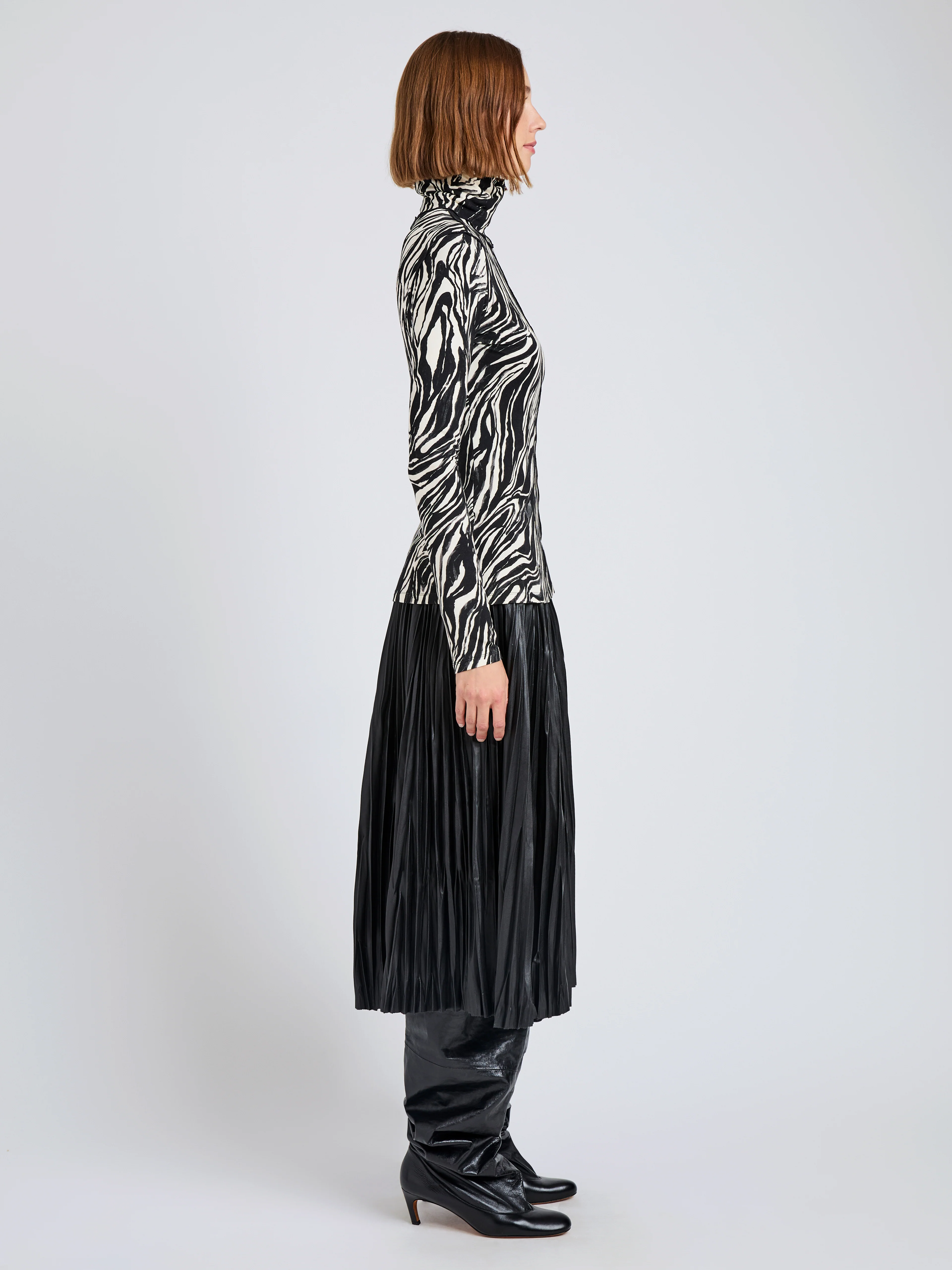 Audrey Top in Marble Jersey - Image 4