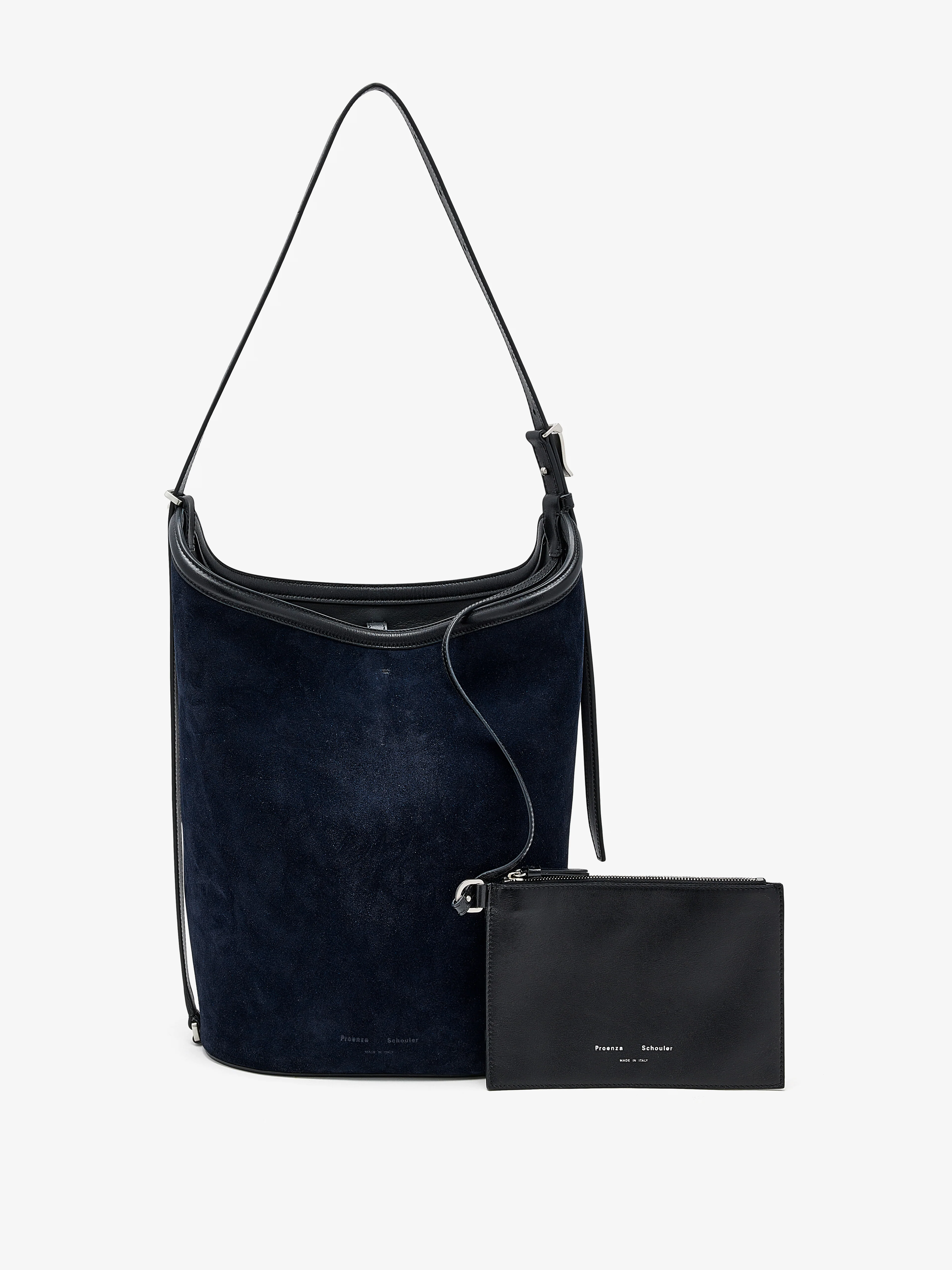 Brant Bucket Bag in Soft Suede - Image 8