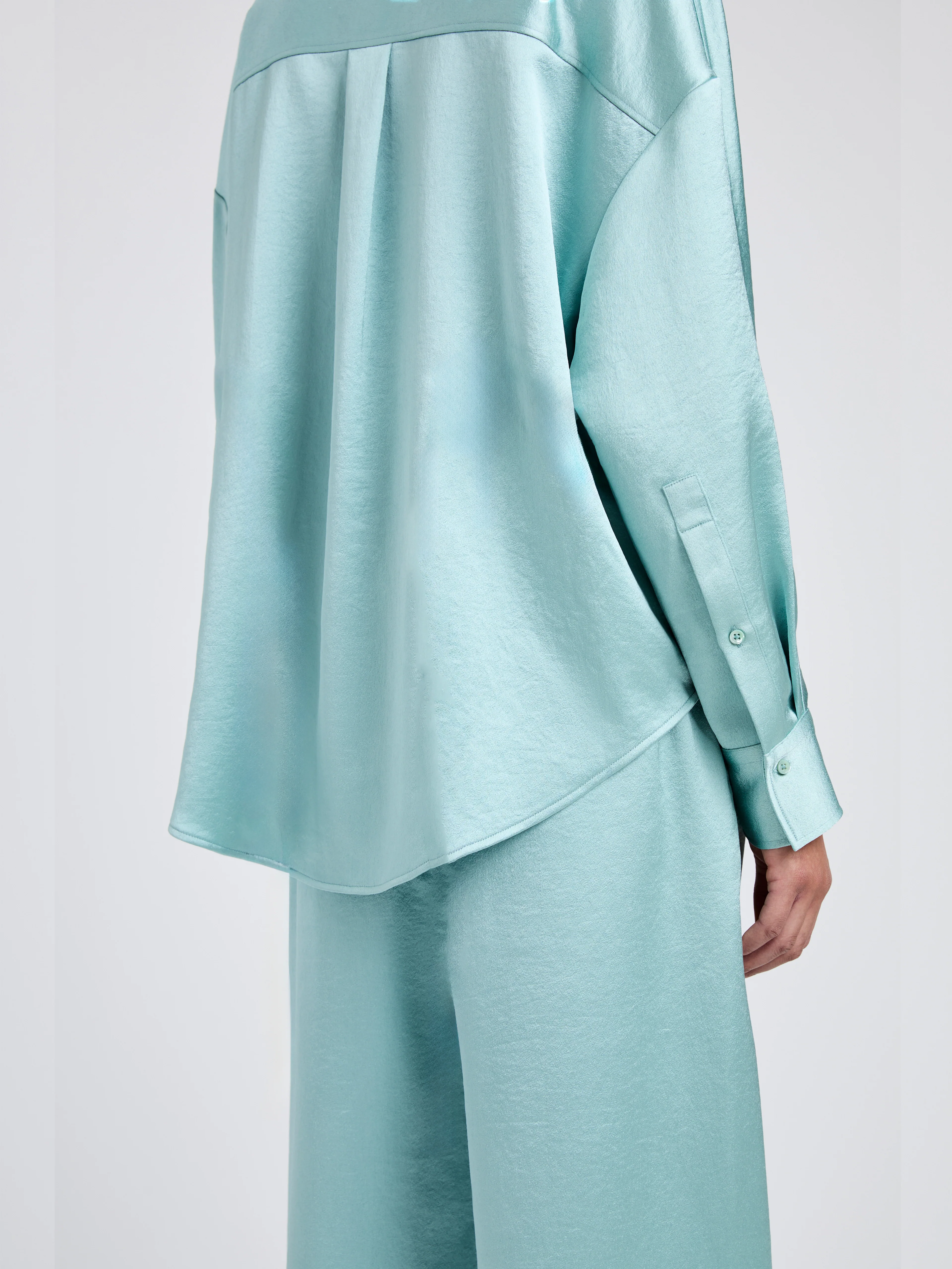 Caroline Shirt in Crinkled Crepe - Image 6