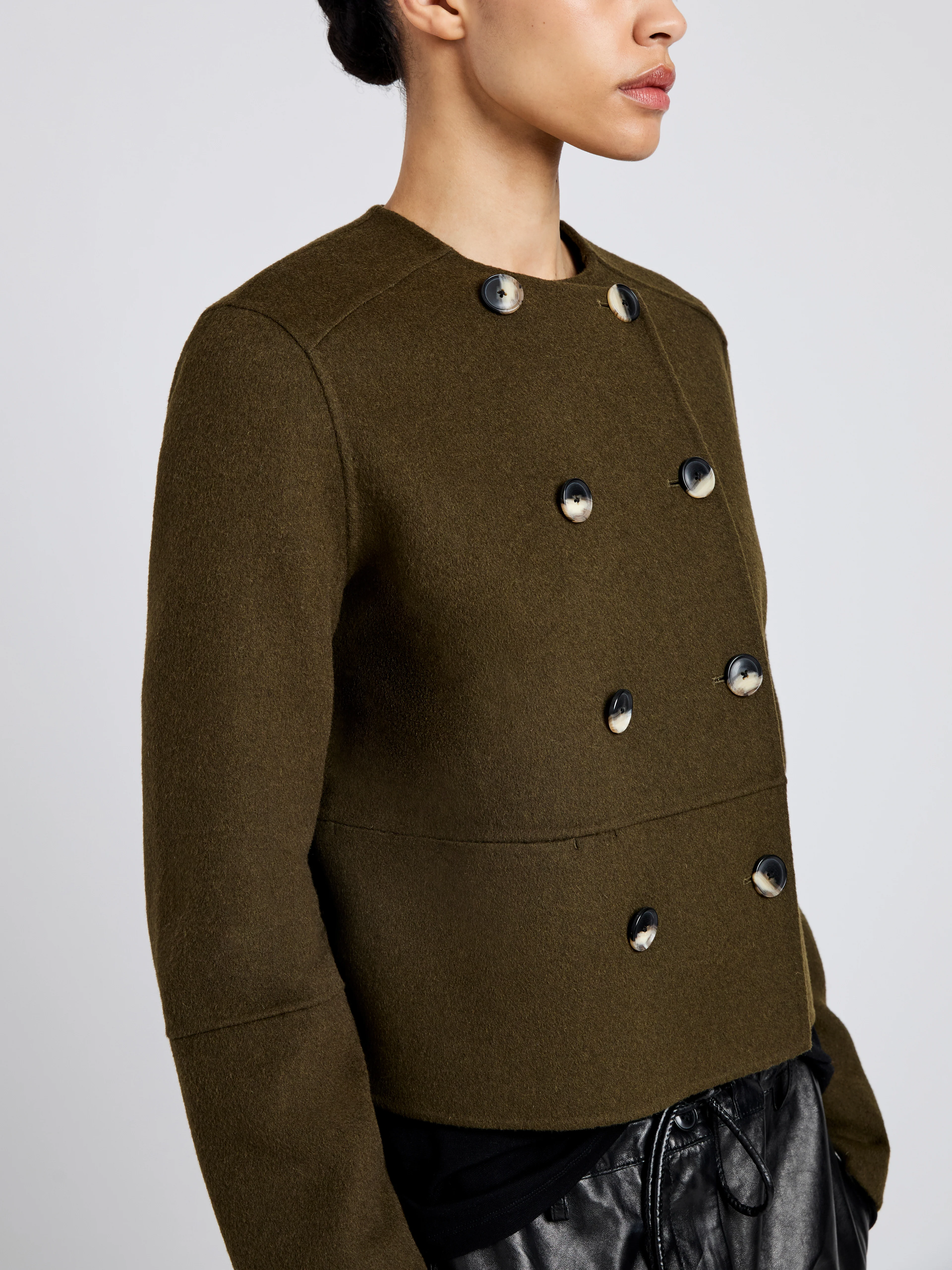 Courtney Jacket in Double Face Wool - Image 6