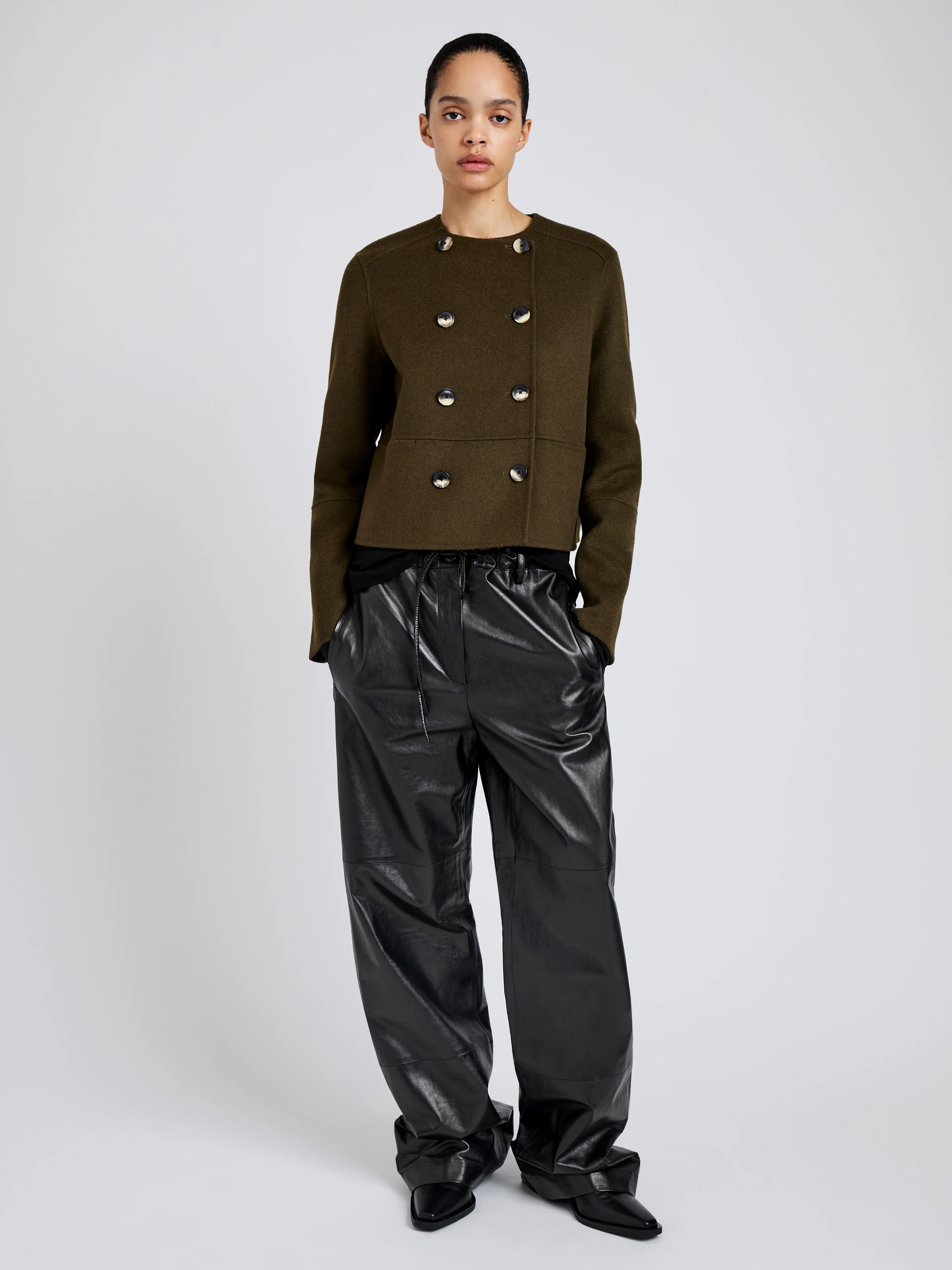 Courtney Jacket in Double Face Wool - Image 7