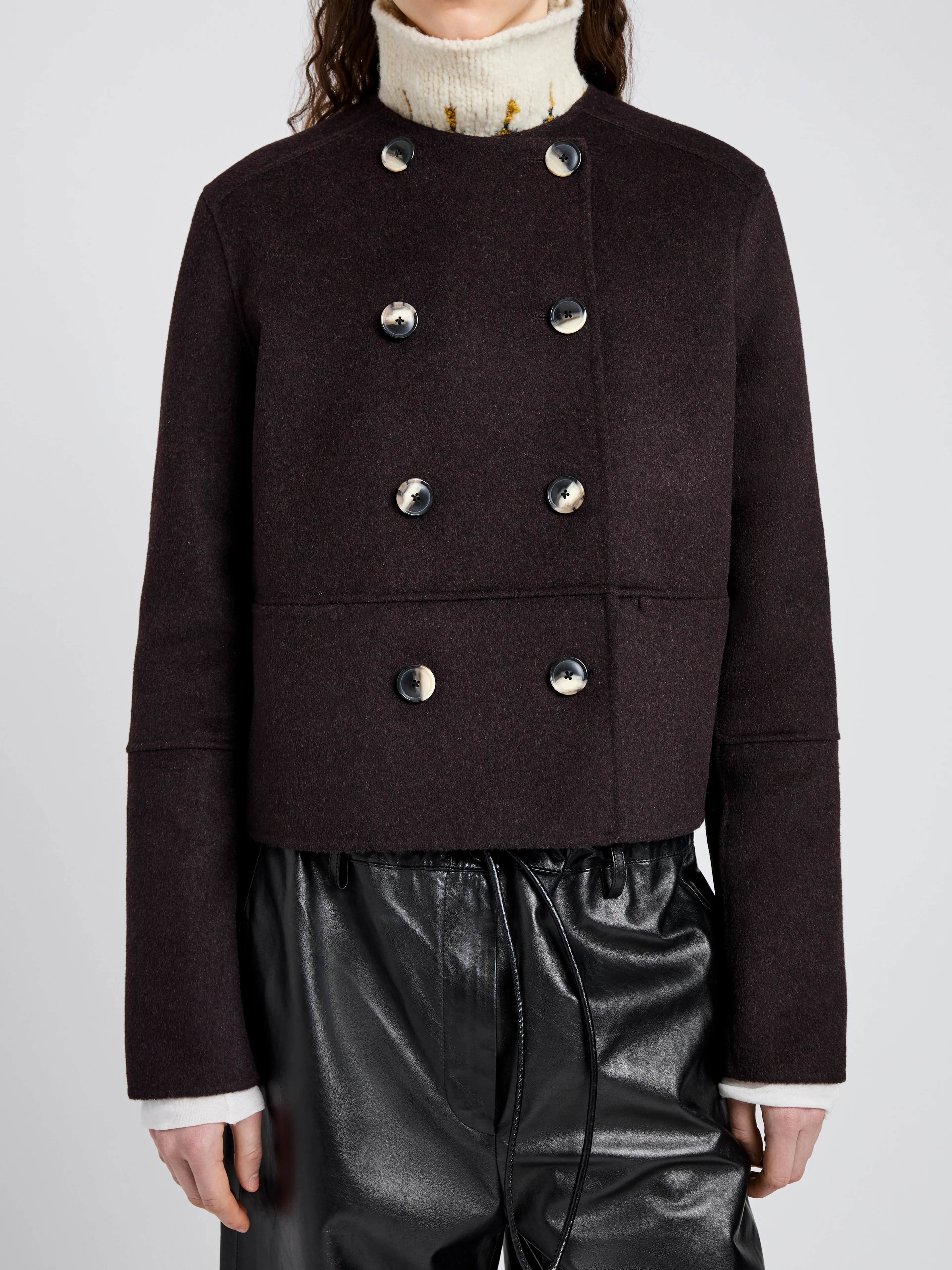 Courtney Jacket in Double Face Wool - Image 6