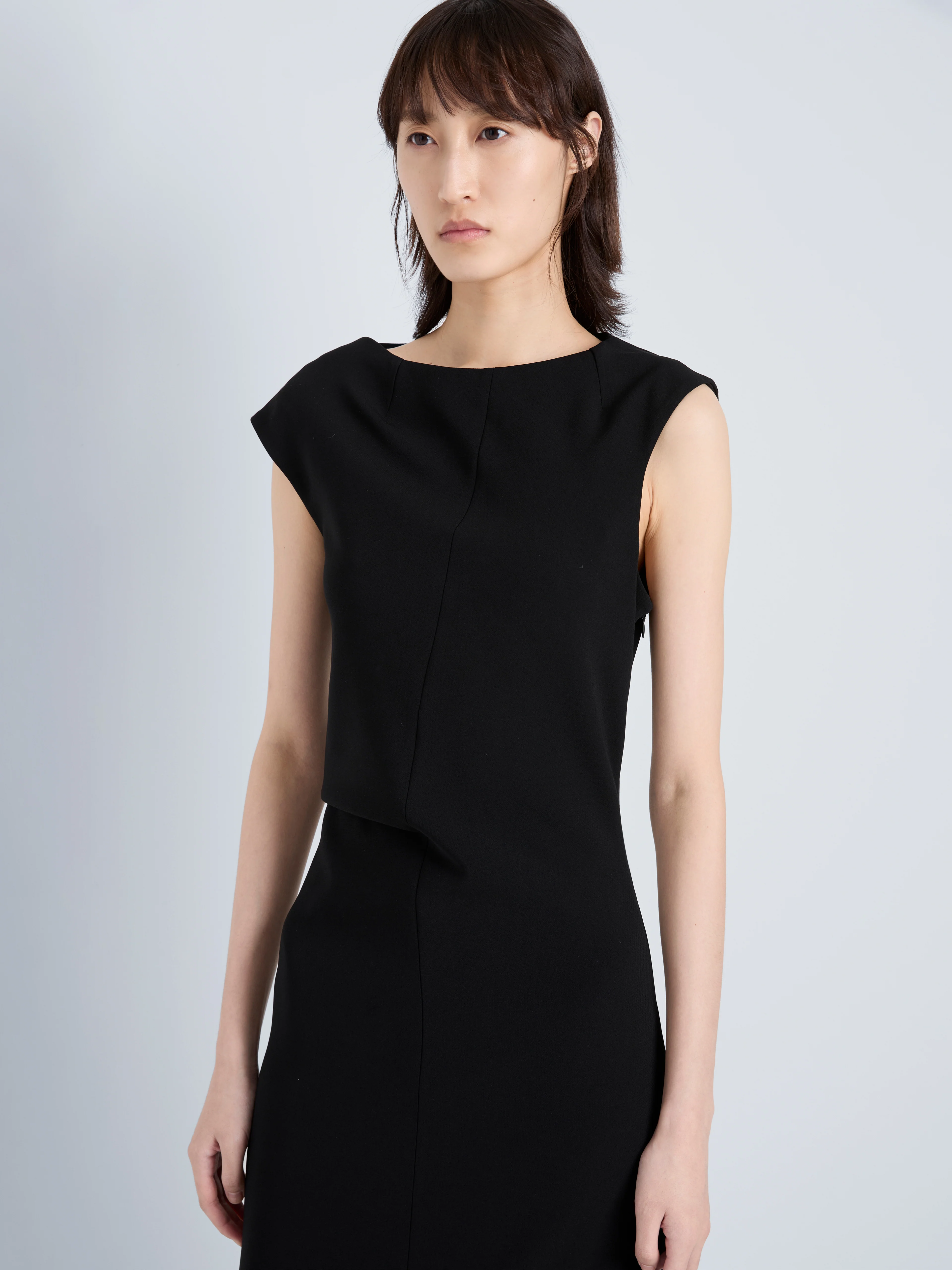 Damea Dress in Matte Double Crepe - Image 5
