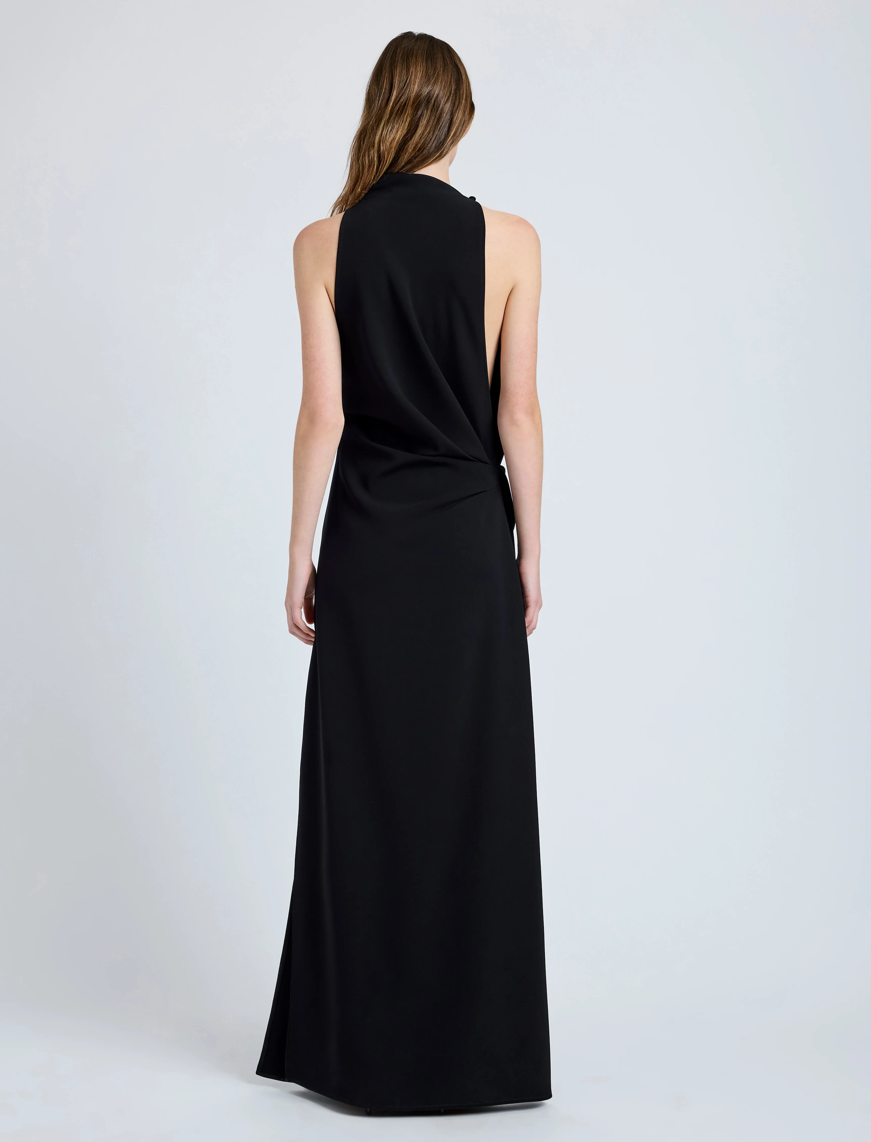 Devyn Dress in Matte Double Crepe - Image 4