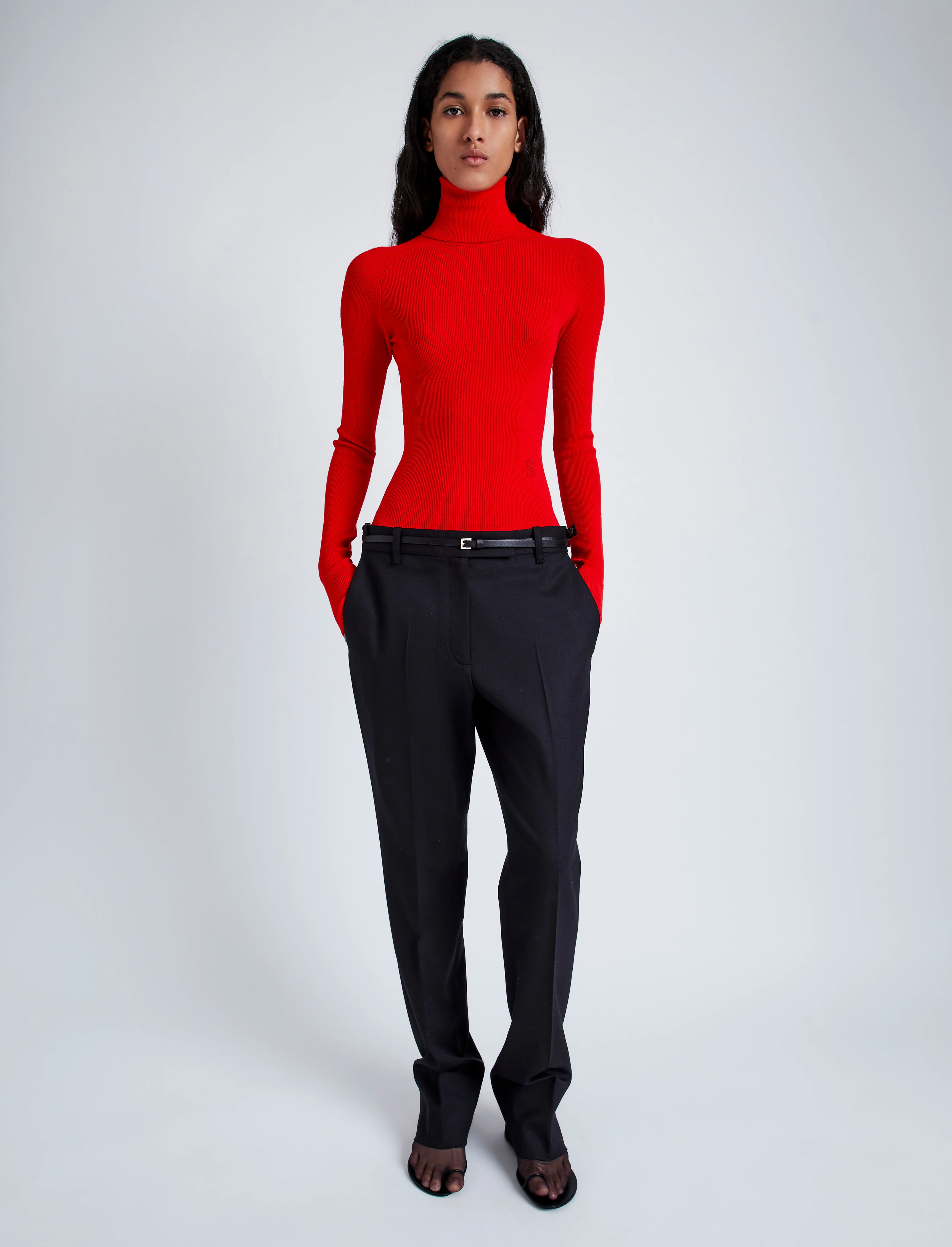 Fox Top In Matte Viscose Rib - Image 3