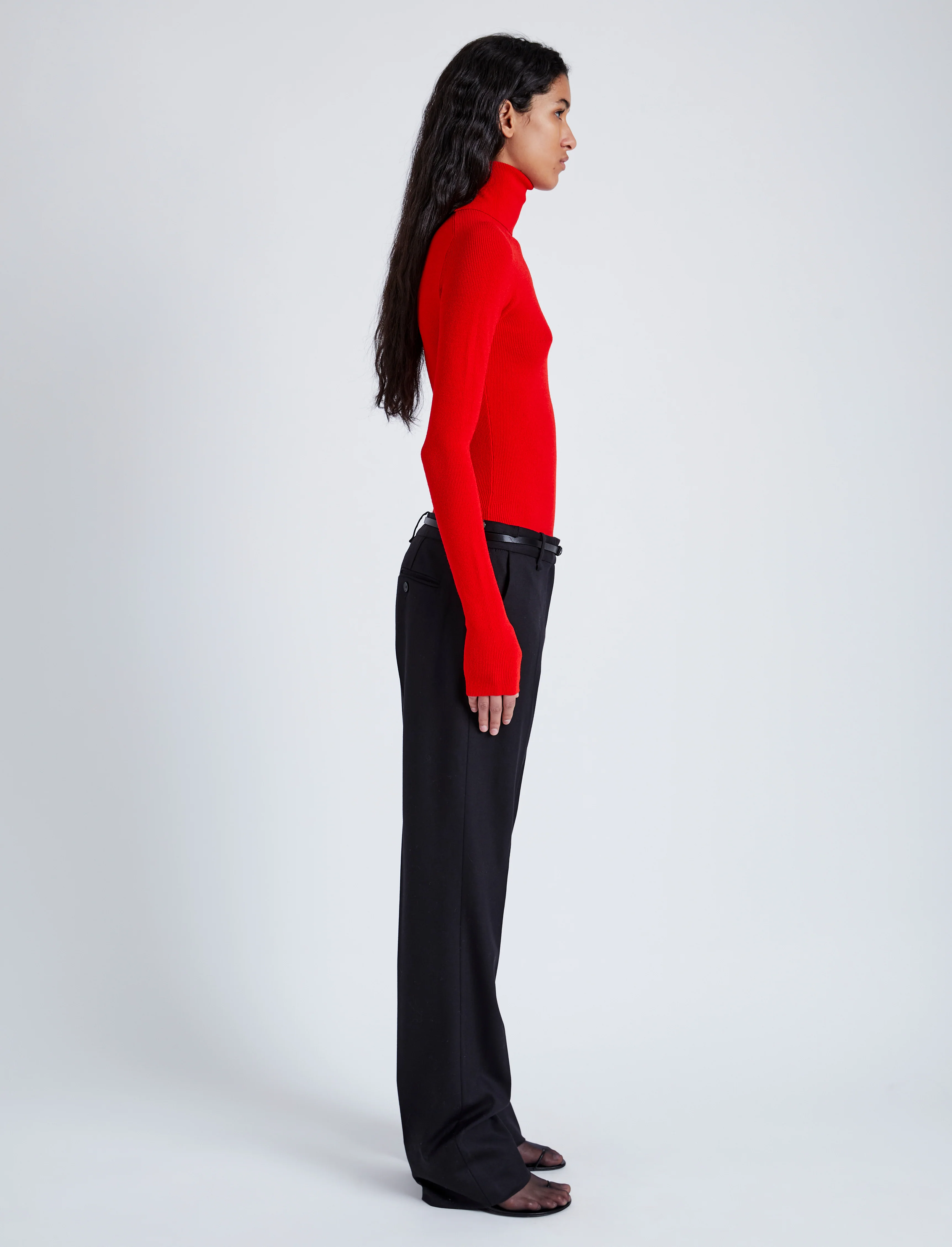 Fox Top In Matte Viscose Rib - Image 4