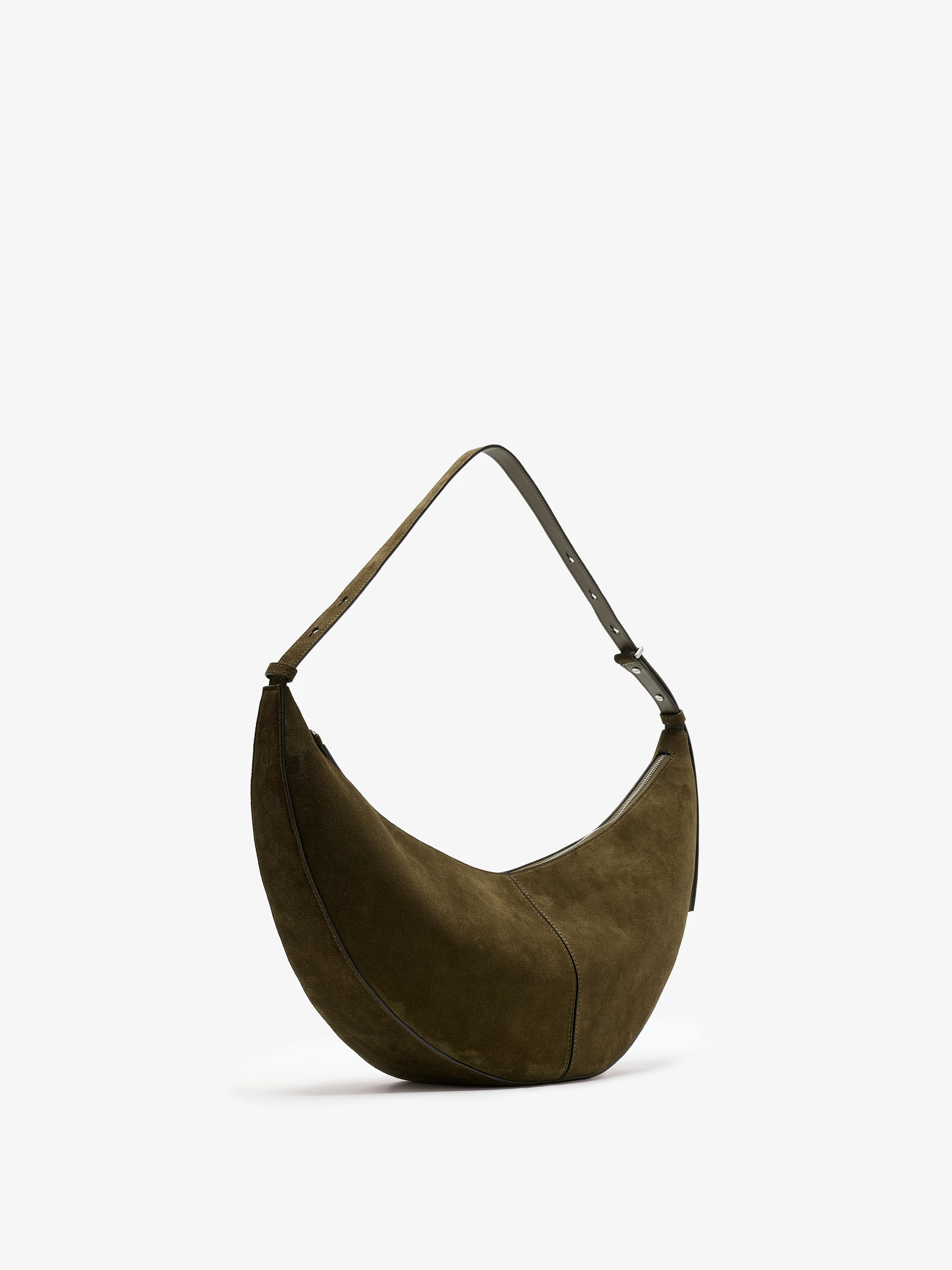 Hobo Slide Bag in Soft Suede - Image 3