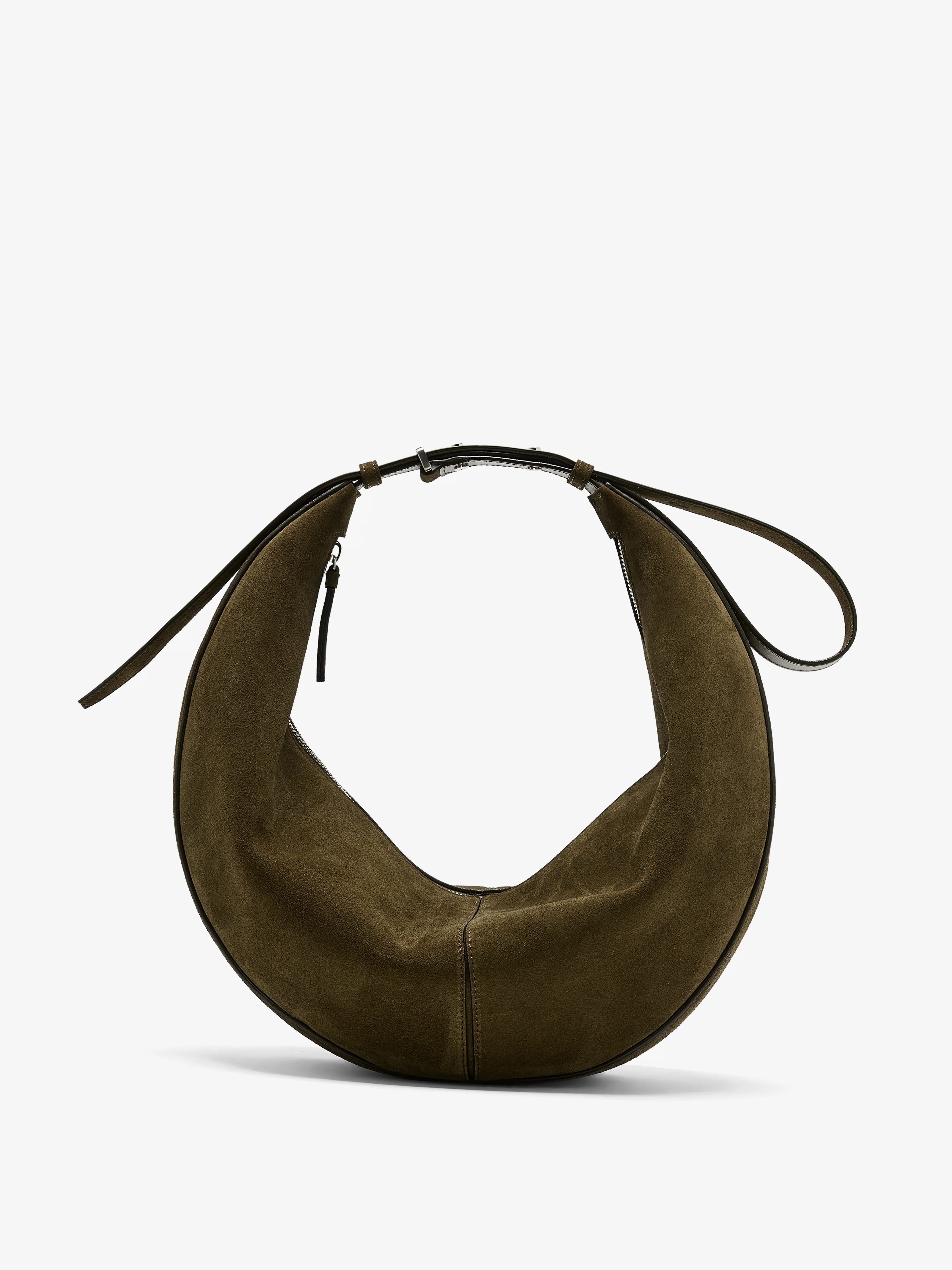 Hobo Slide Bag in Soft Suede - Image 7