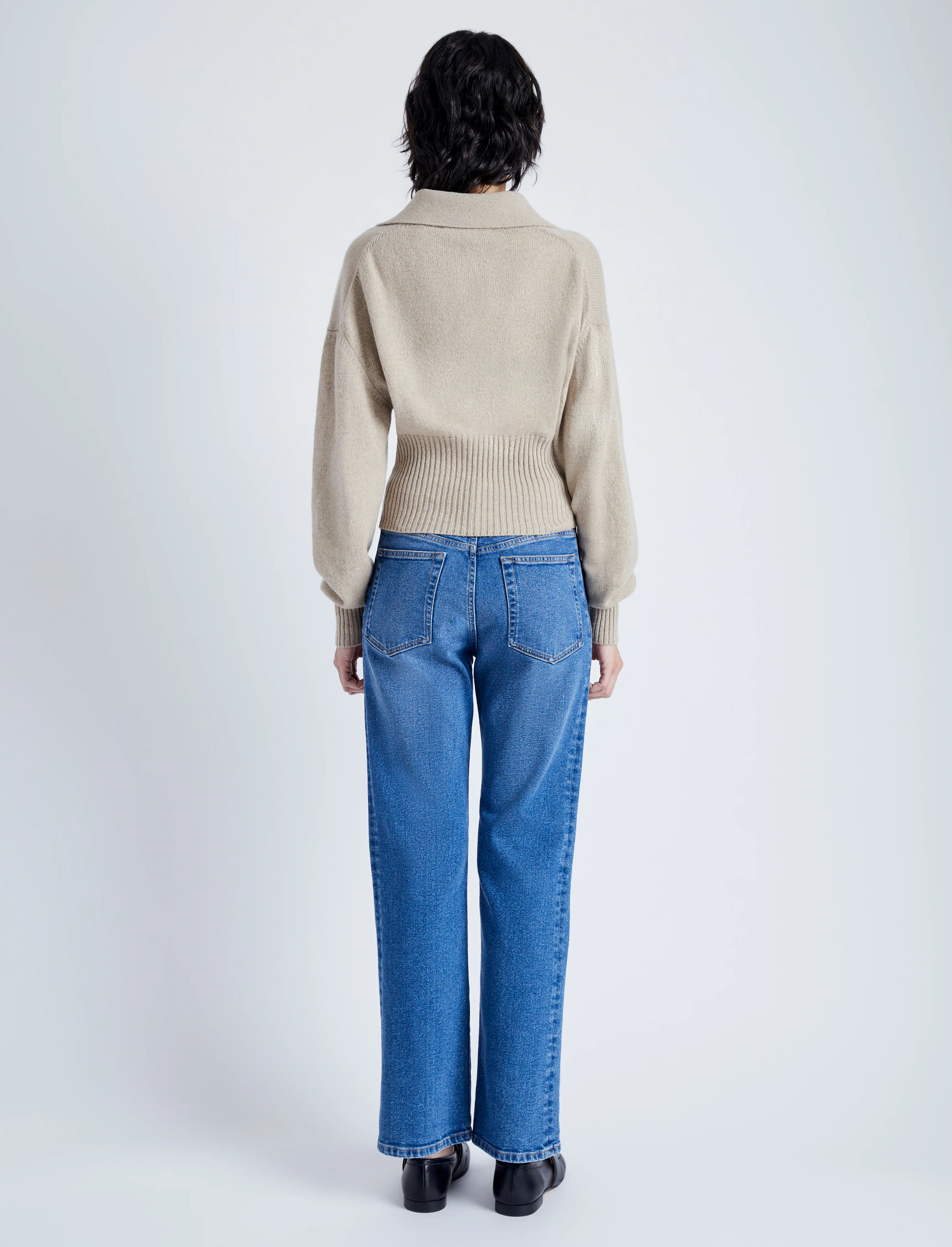 Jeanne Polo Sweater in Eco Cashmere - Image 5