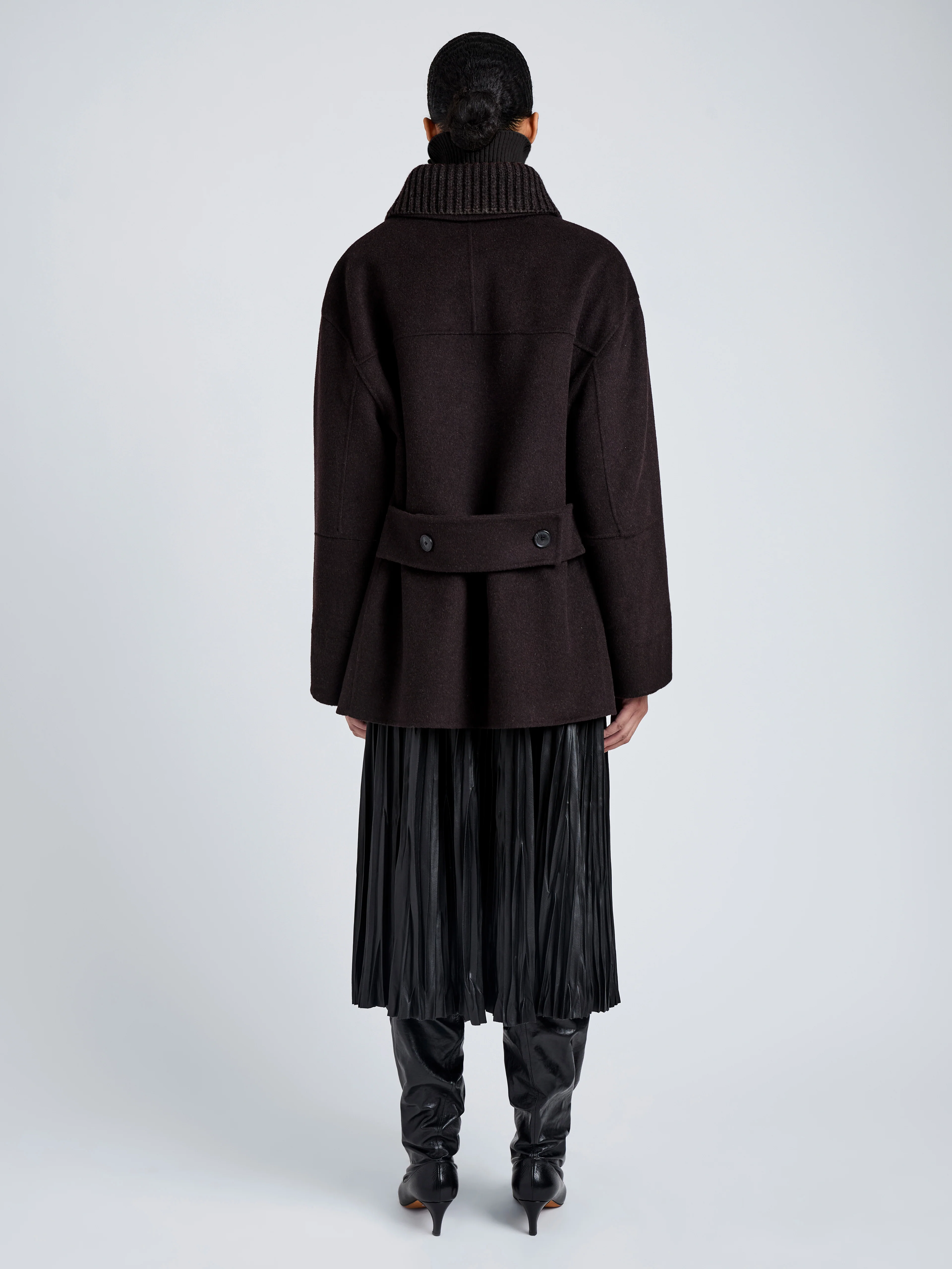 Lisa Coat in Double Face Wool - Image 5