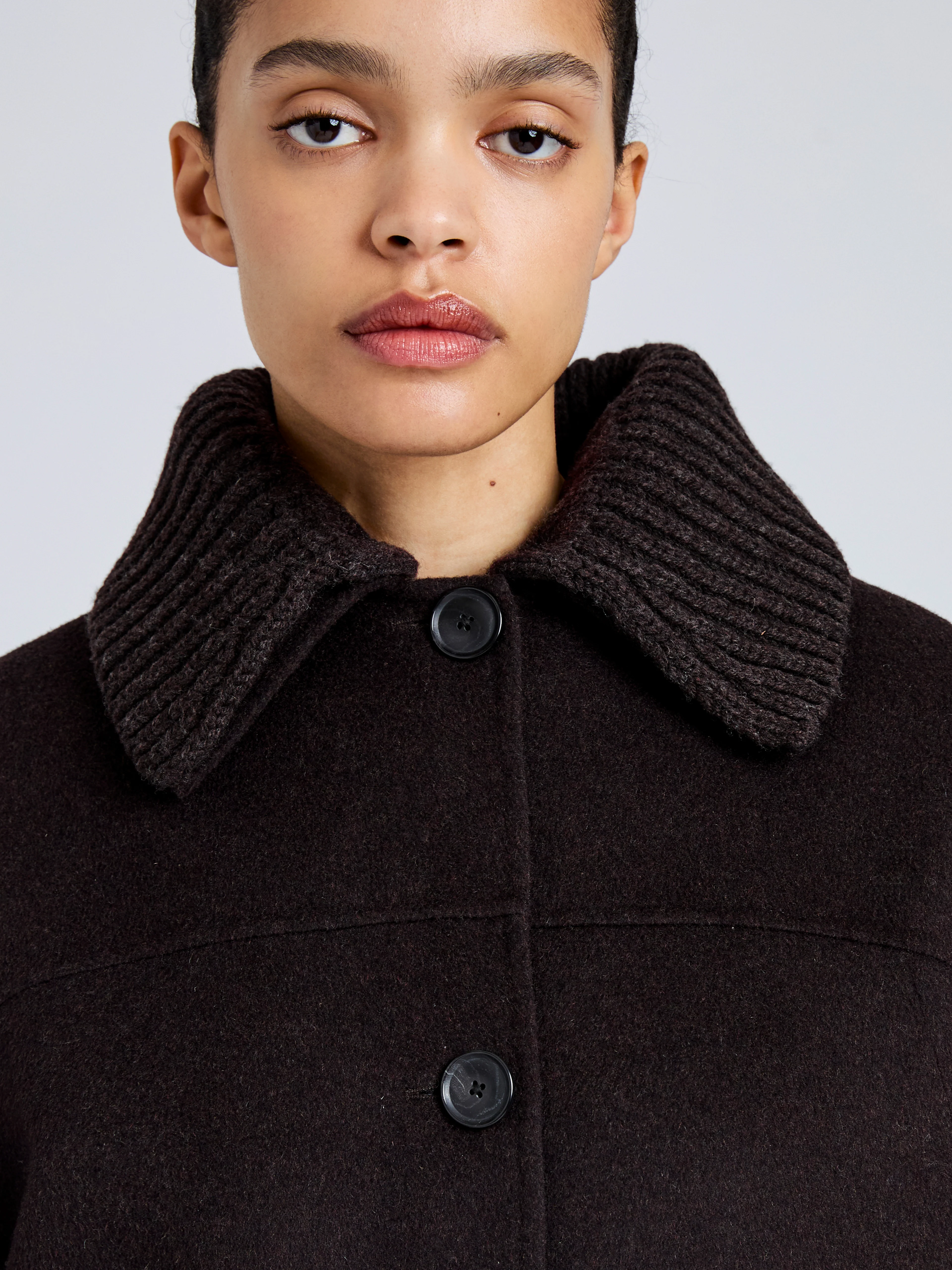 Lisa Coat in Double Face Wool - Image 6