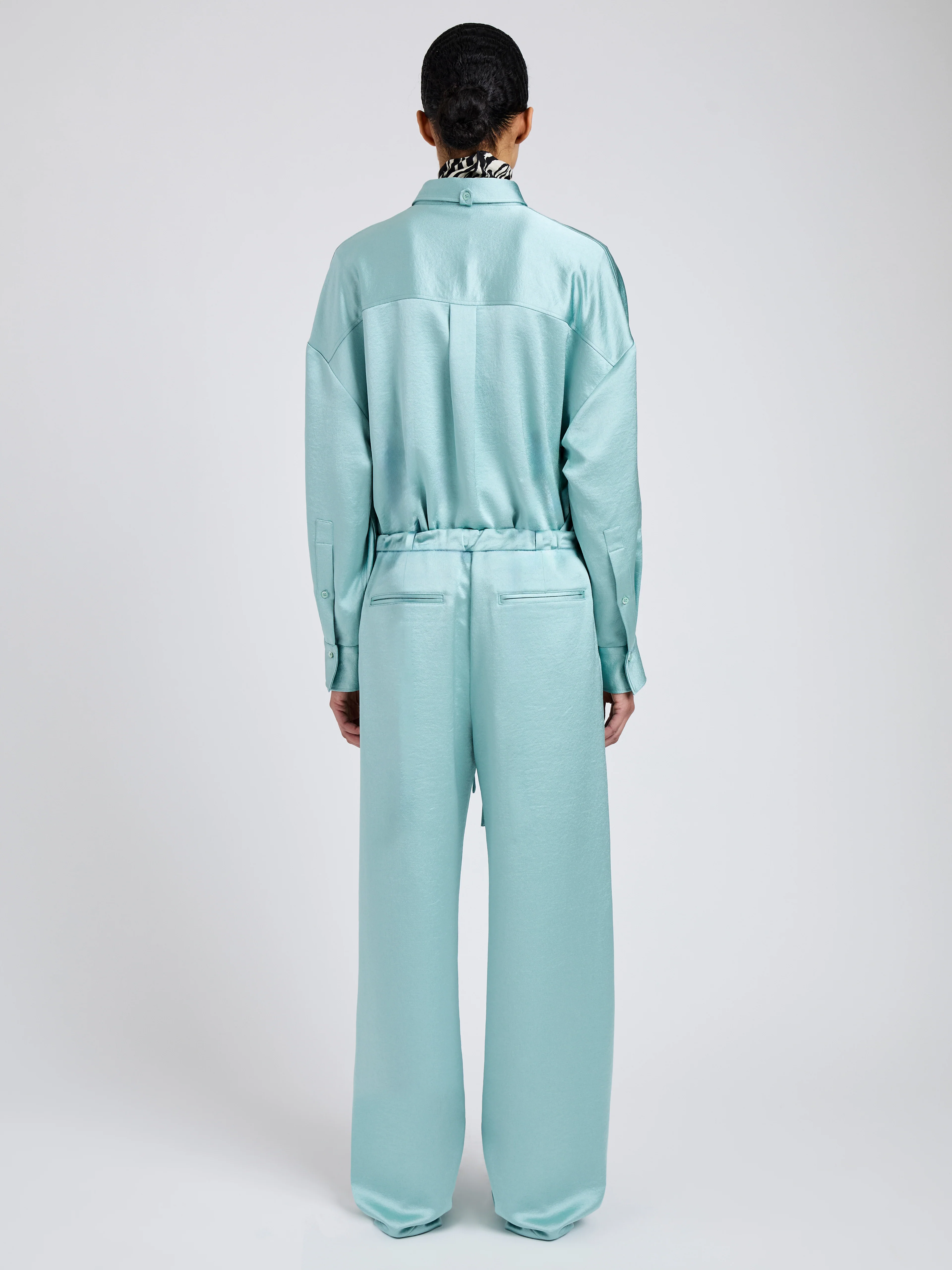 Magnus Pant in Crinkled Crepe - Image 4