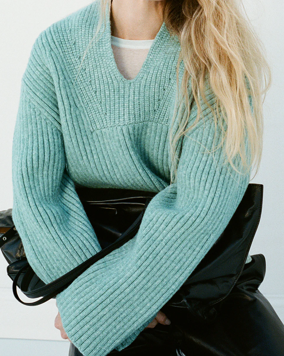 Meron Sweater in Melange Merino - Image 7