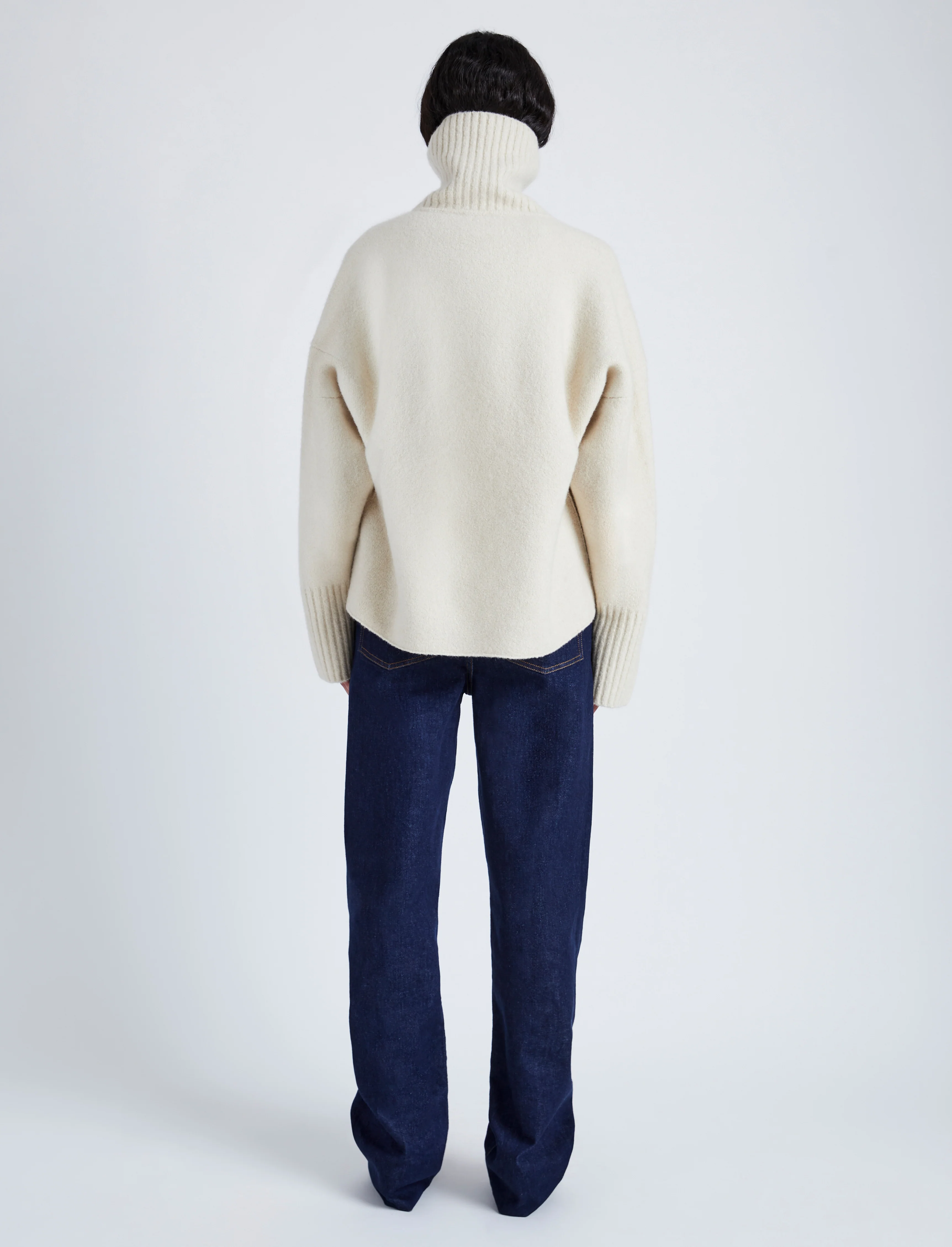 Sandra Turtleneck Sweater in Lofty Eco Cashmere - Image 5