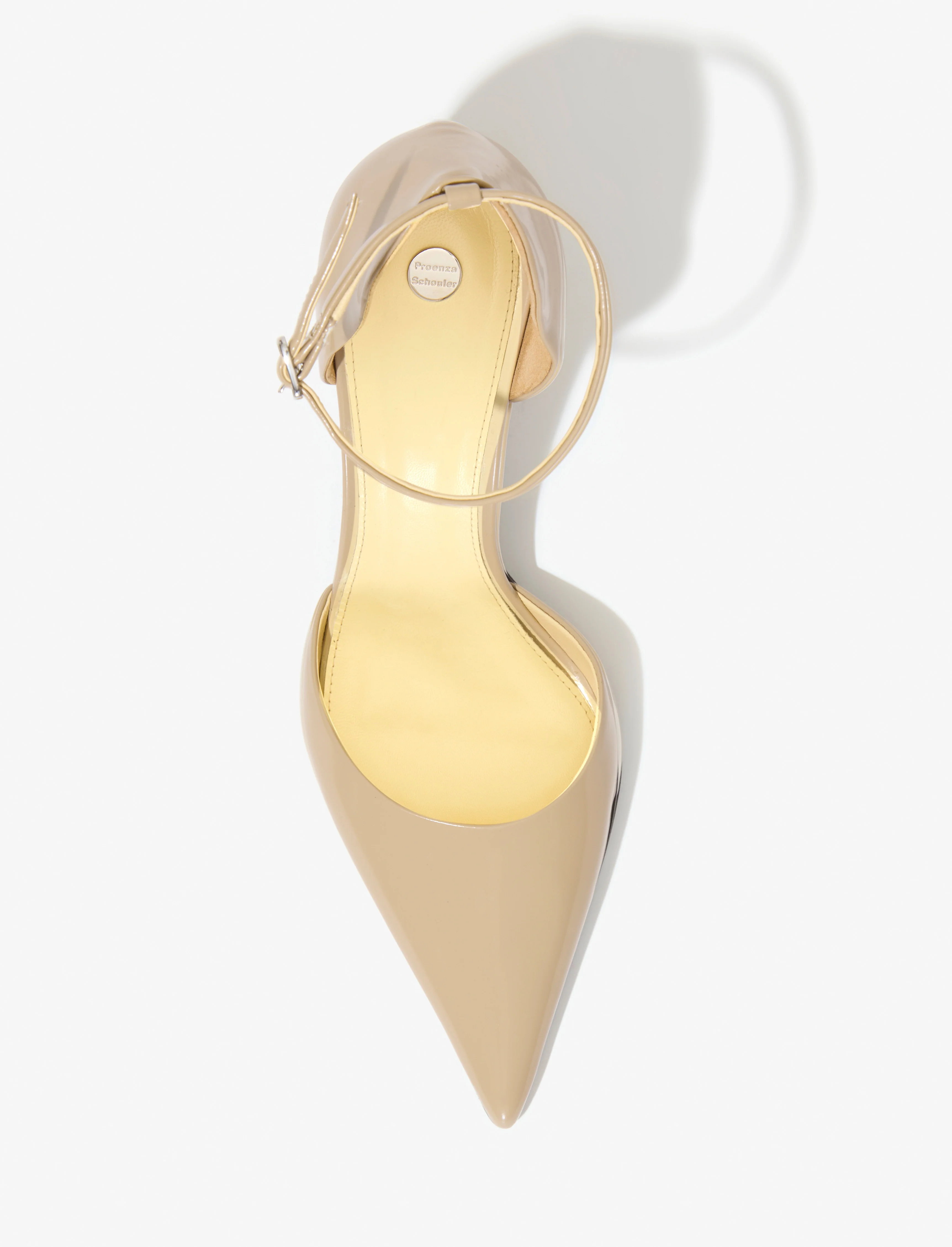 Slash Slingback Pumps in Spazzolato Leather - Image 4