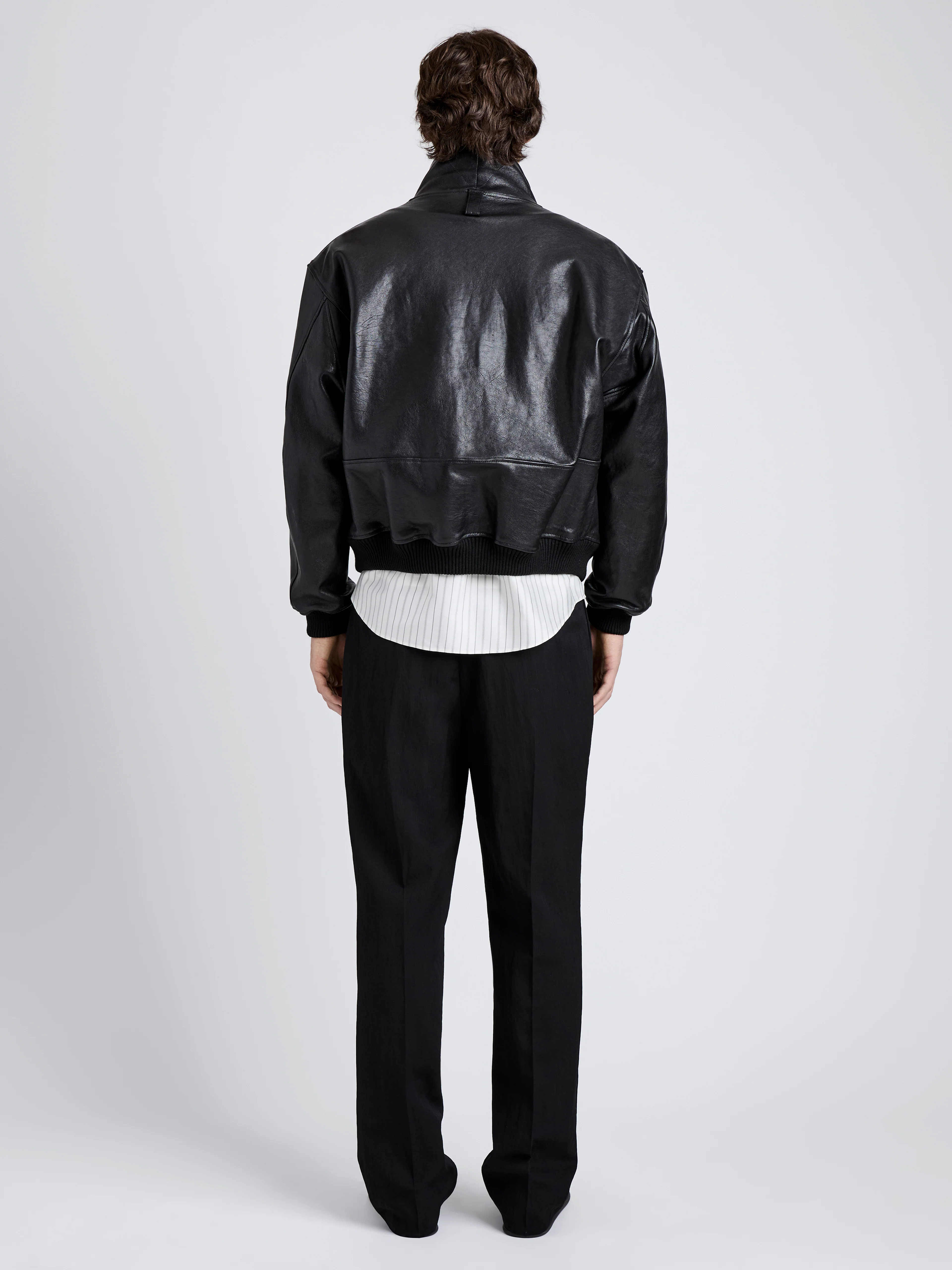 Sterling Bomber in Leather - Image 5