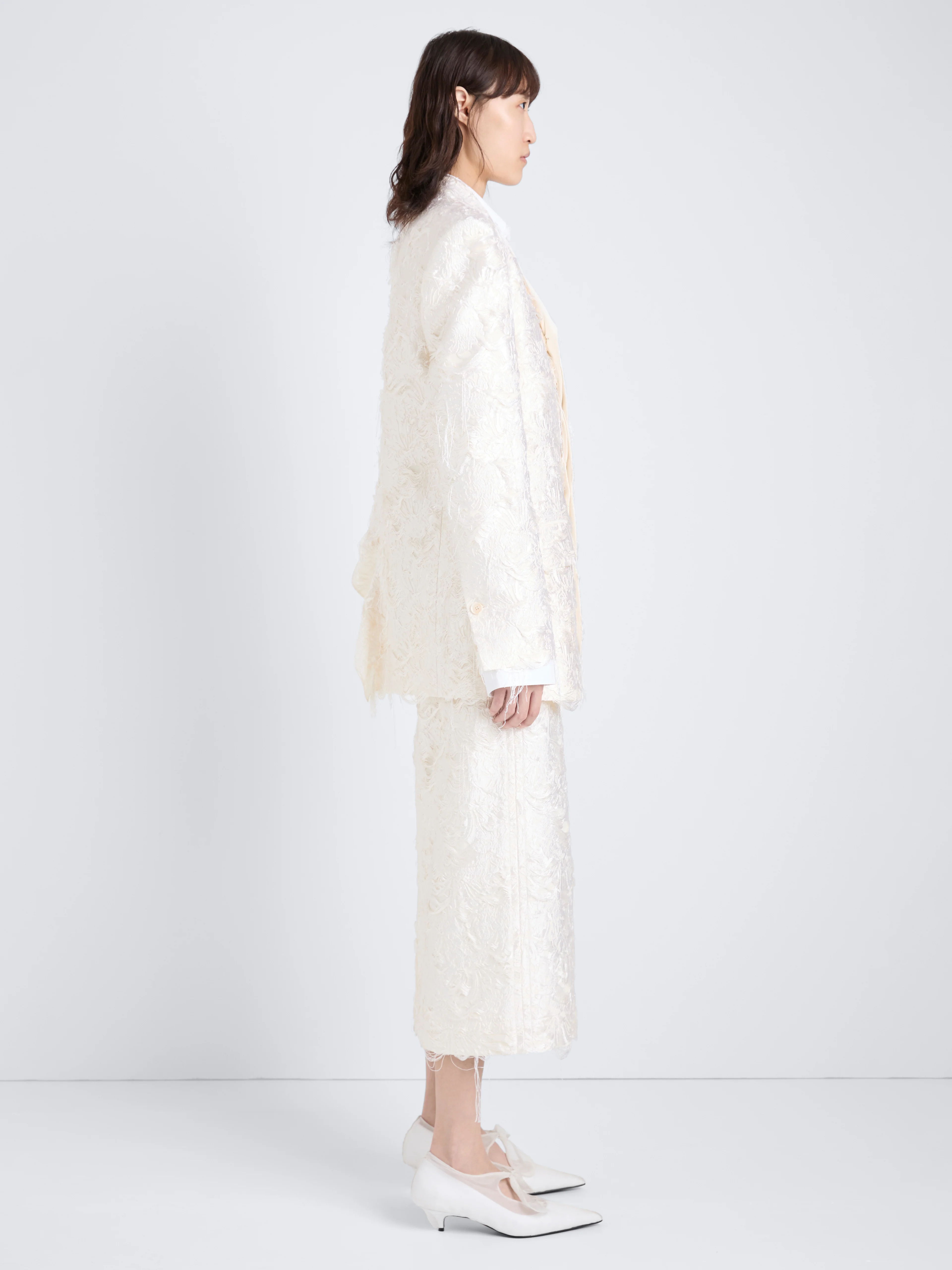 Theodora Jacket in Chrysanthemum Float Jacquard - Image 4