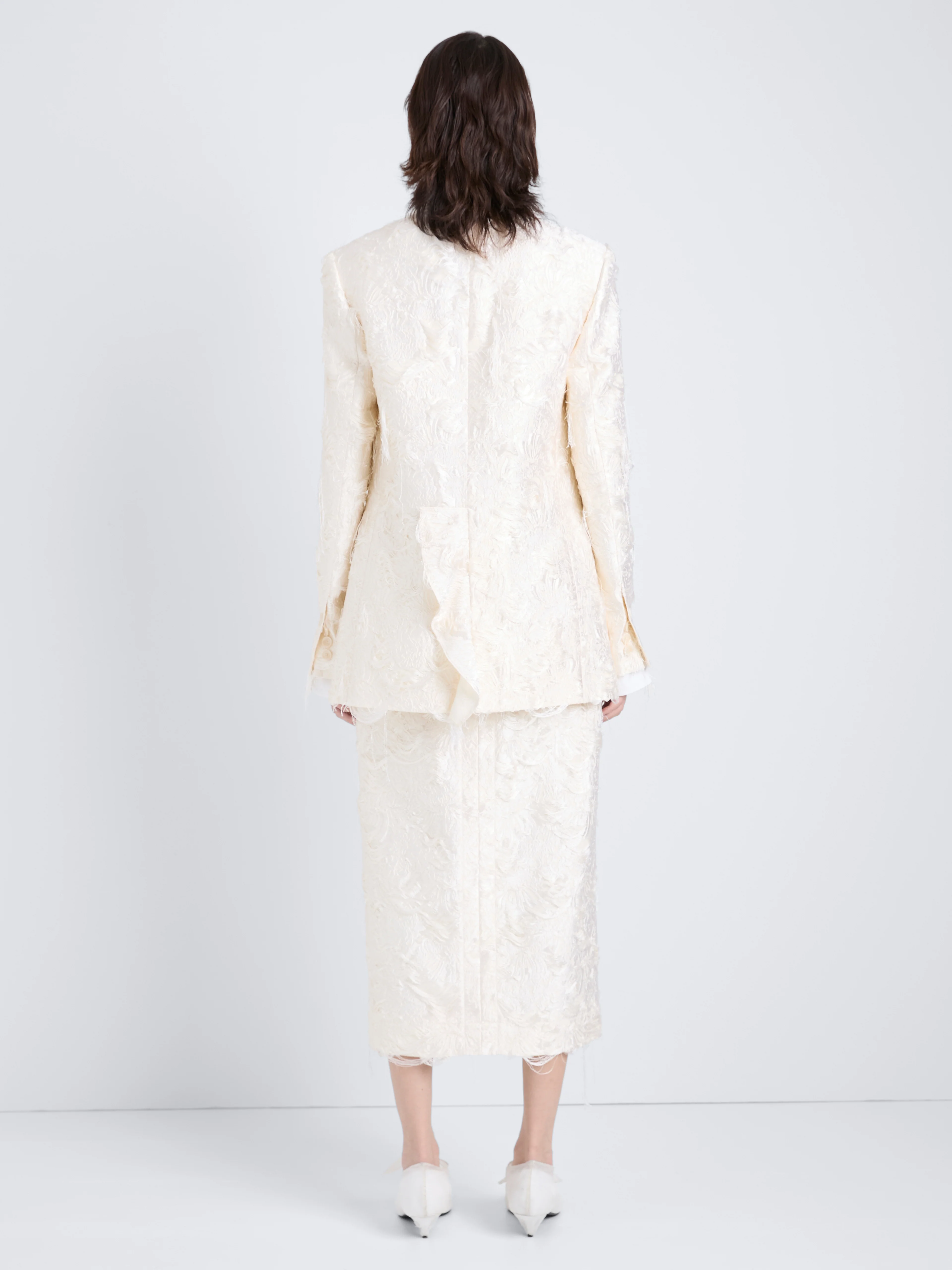 Theodora Jacket in Chrysanthemum Float Jacquard - Image 5