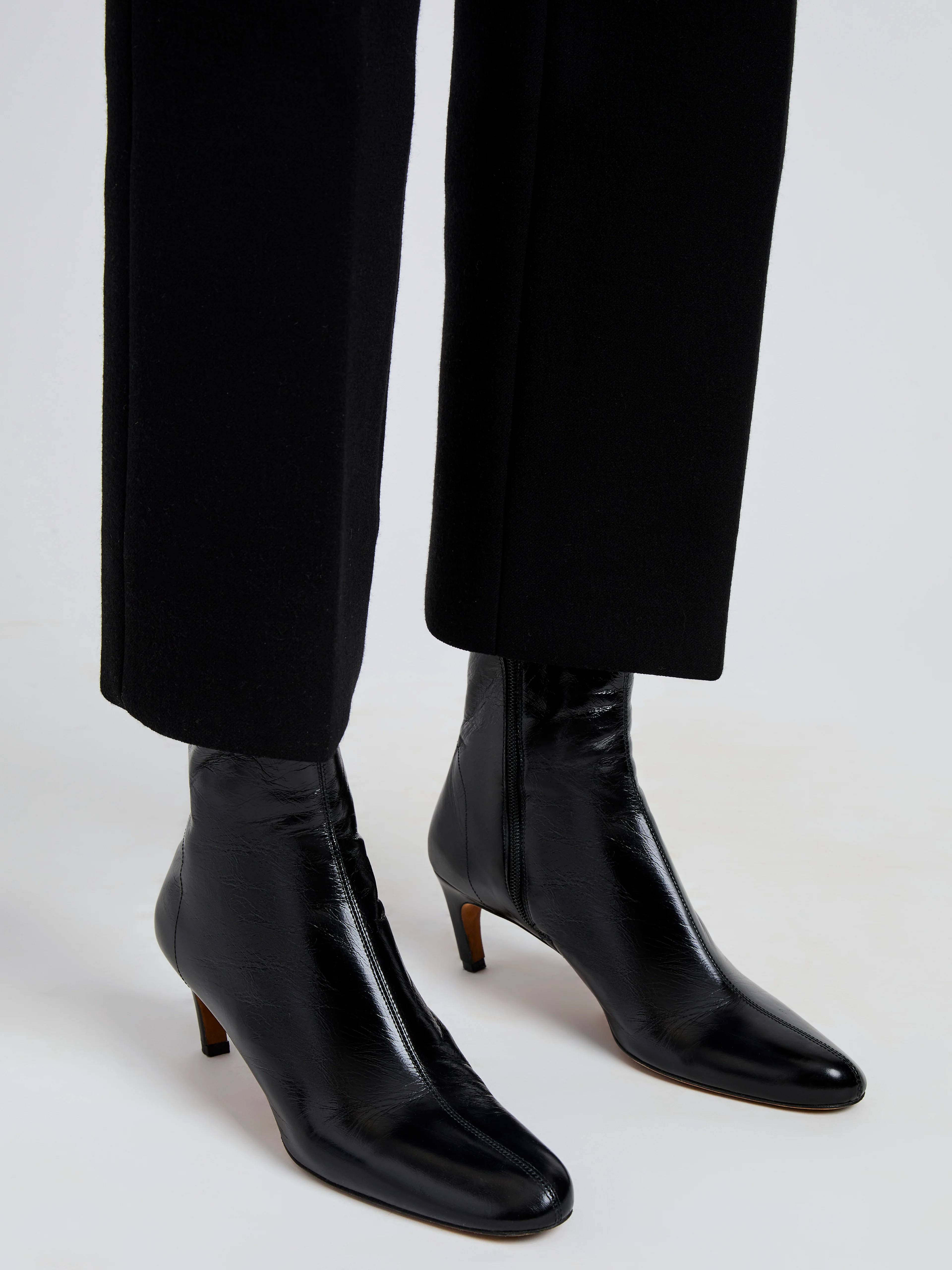 Uma Ankle Boots in Slick Calf - Image 4