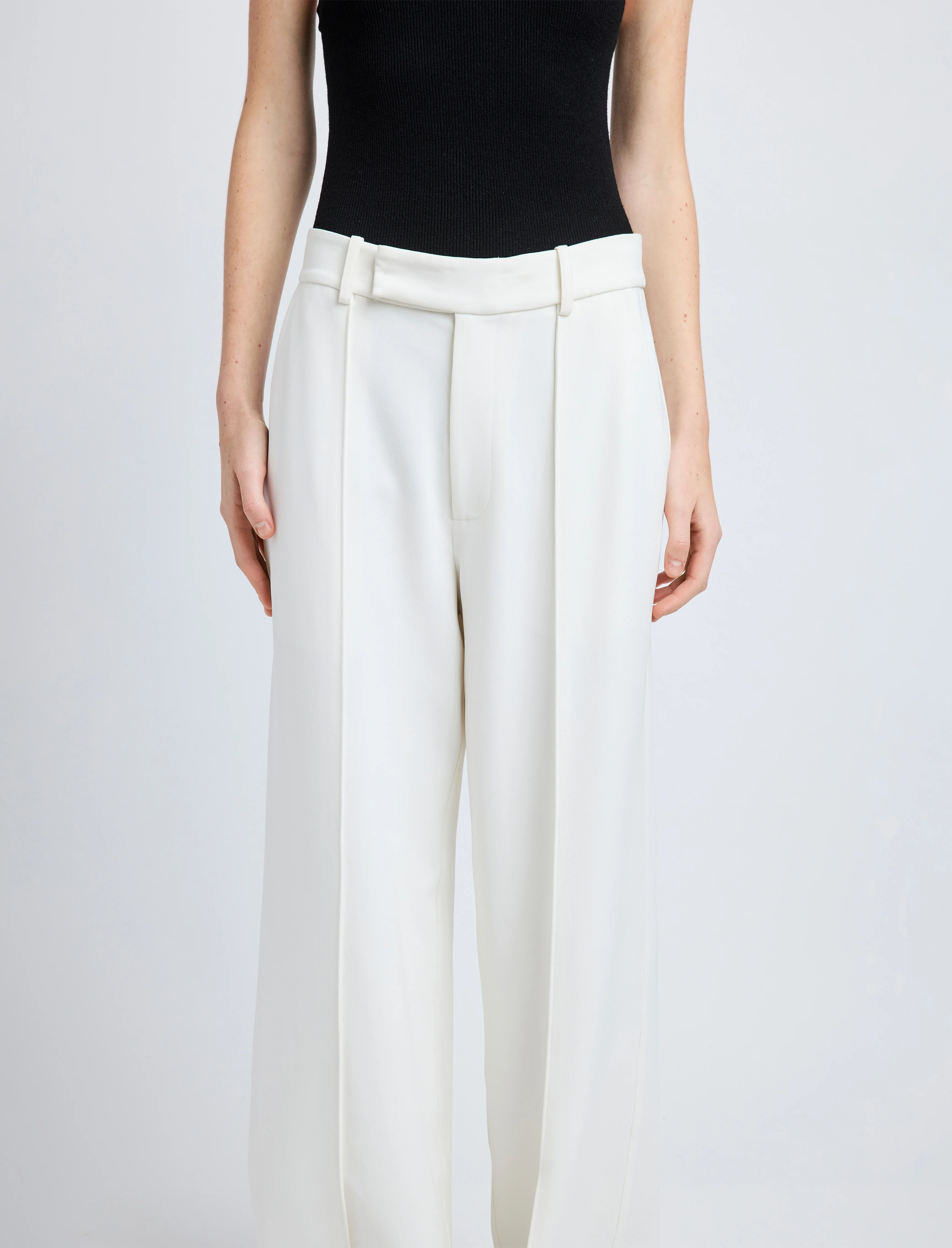 Weyes Pant in Matte Double Crepe - Image 5